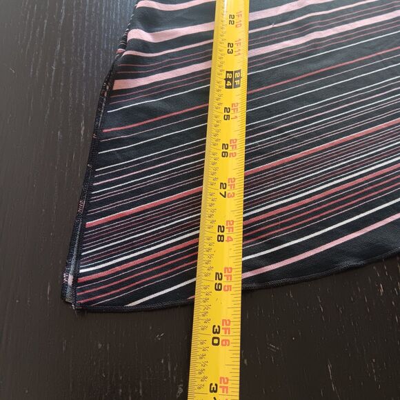 New York City Design Co. Asymmetric 3/4 Sleeve Artsy Top Stretch Office Vintage - Picture 8 of 9